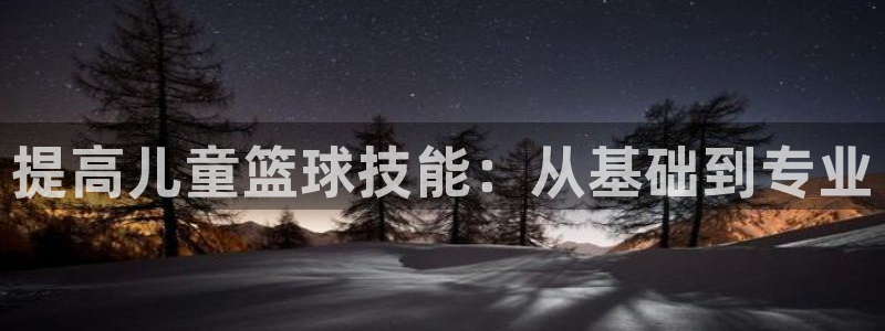 东莞市大朗意昂五金厂：提高儿童篮球技能：从基础到专业
