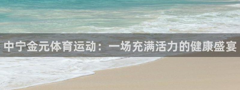 胜天国际4登录：中宁金元体育运动：一场充满活力的健康盛宴